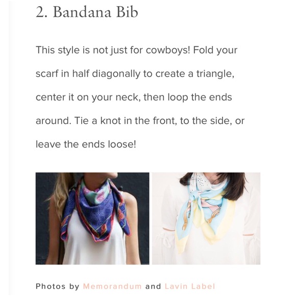 WAYS TO WEAR A SCARF - Picture 3 of 8